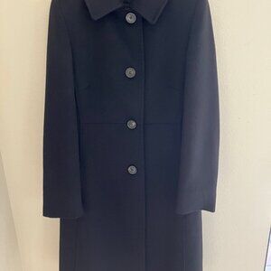 MAX MARA black wool coat - size 6